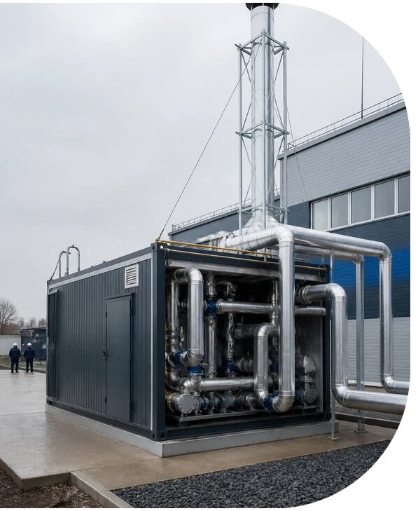 Блочно-модульная котельная под ключ для дома в Нефтекамске