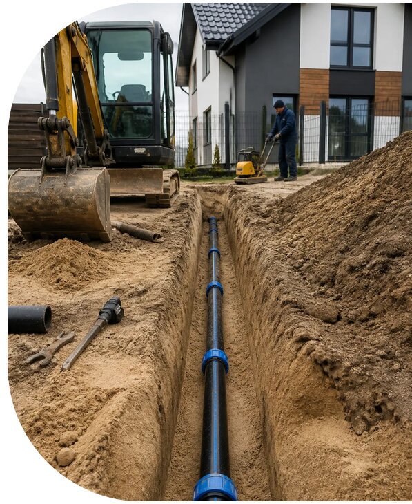 Монтаж наружного водопровода в Нефтекамске от 1540 р. | АПаруса-Нтк