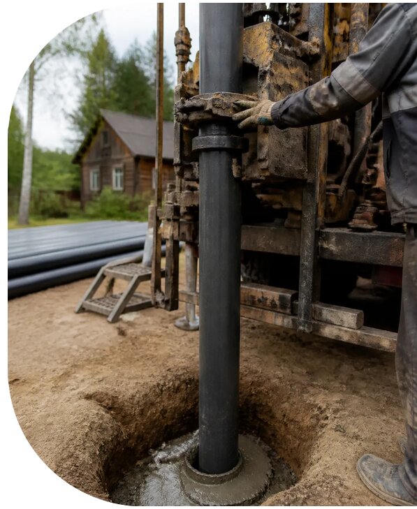 Обсадка скважины на воду в Нефтекамске от 2567 р. | АПаруса-Нтк